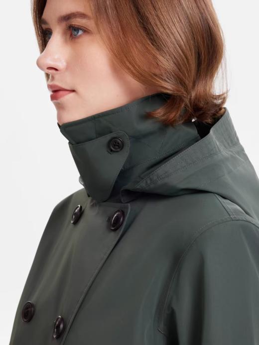 【春上新】【9.5折】2楼AIGLE艾高2024早秋新品GORE-TEX防风防雨透汽女士经典风衣外套吊牌价3600现价3420 商品图2