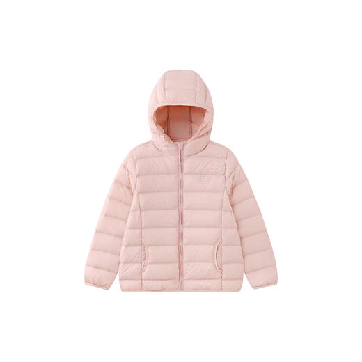 英氏儿童短款羽绒服连帽女童男童户外保暖防风御寒休闲外搭冬季超韧绒 商品图5