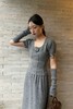 ANSUABEL 灰色时髦款袖套针织上衣半裙套装 21422 商品缩略图7