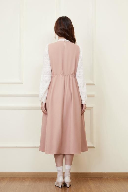 amadella 气质蕾丝拼接显瘦假两件连衣裙 21461 商品图3