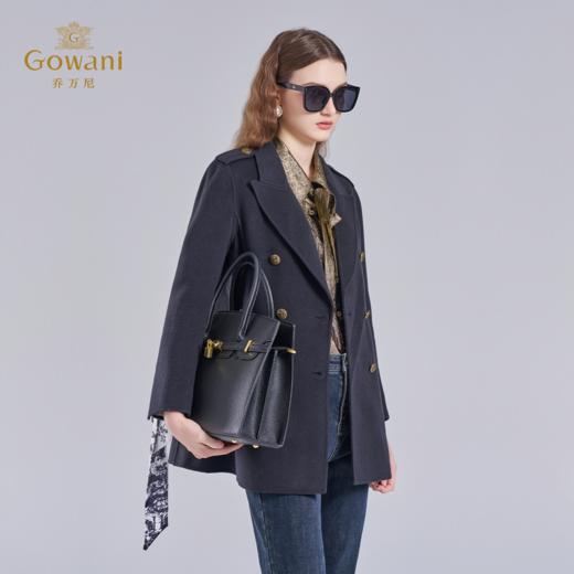 【绵羊毛】乔万尼大衣女新款秋冬毛呢外套收腰英伦风小个子高级感EF4A227 商品图2