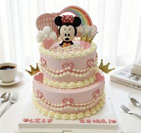 多款式~迪士尼米奇米妮卡通蛋糕-低糖处理无添加