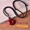 【平安顺遂❗️朱砂平安扣吊坠】天然原矿，高含量紫金砂，色泽浓郁红润，肉眼可见晶闪，遇水不掉色，男女款本命年保平安项链紫金砂吊坠QQ 商品缩略图2