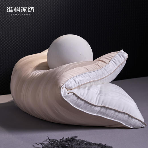 【维科家纺】 慕彩抑菌防螨纤维枕/只 商品图3