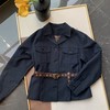 L&V显瘦收腰工装风短款外套（蕾姐上身S） 商品缩略图9