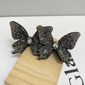 蝴蝶满钻发夹精致名媛风气质发饰-纪念日百货门店同款167749347