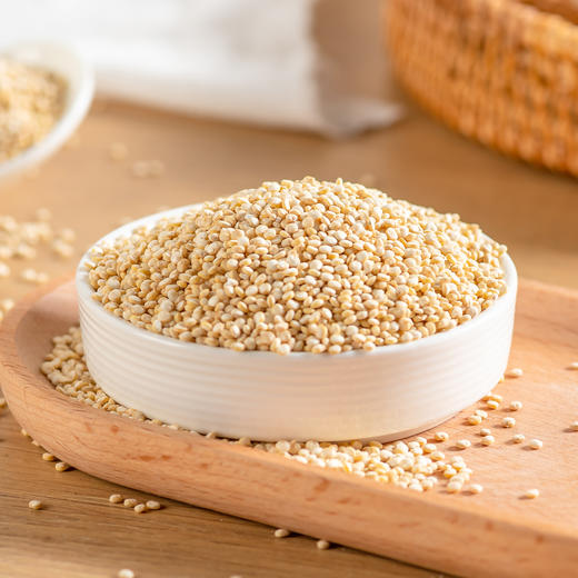 青海高原白色藜麦500g真空锁鲜纸盒包装 商品图1