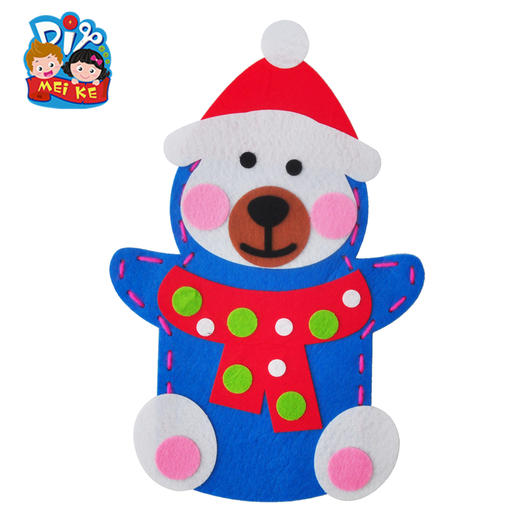 圣诞节小礼物手工diy不织布手偶幼儿园儿童圣诞树制作材料包装饰 商品图0