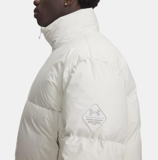 安德玛男子UA Limitless热冬系列700蓬压纹短款鸭绒羽绒服6008826-110 商品图5