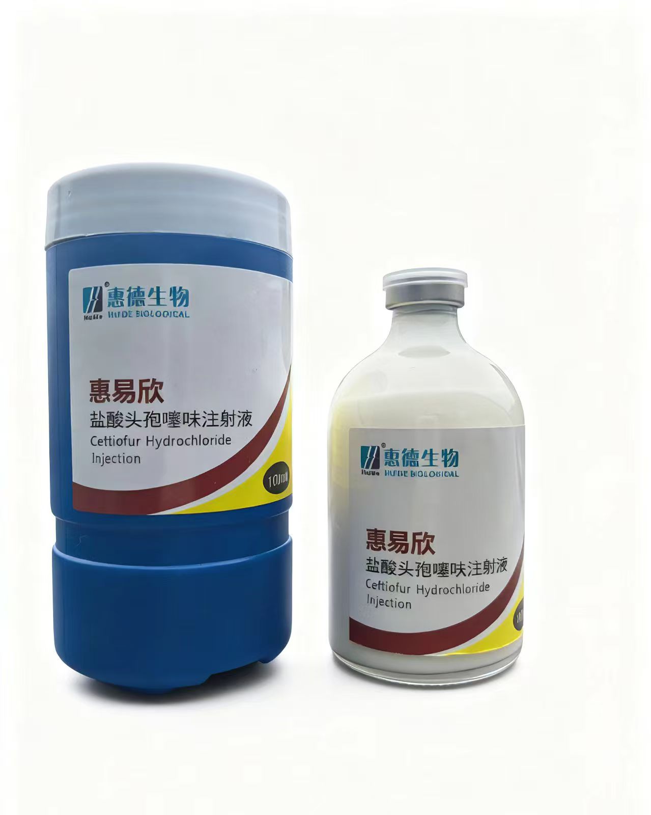 美贝惠易欣盐酸头孢噻呋注射液100ml，效期20270713，兽药字162792317，主要成分：盐酸头孢噻呋。