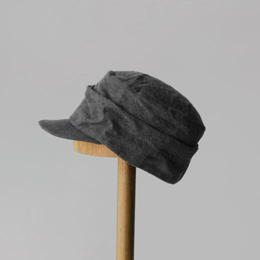 Kreuzzz 烟灰色和纸亚麻Sage报童帽 商品图10