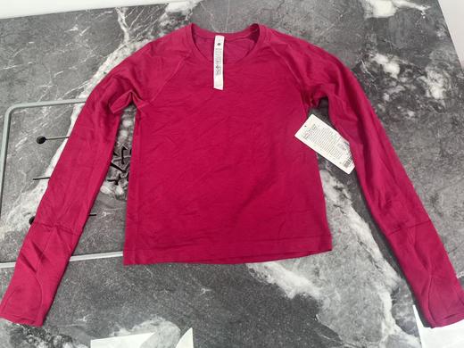 瑕疵Lululemon Swiftly Tech Race 女士修身无侧缝透气运动长袖T恤 商品图0