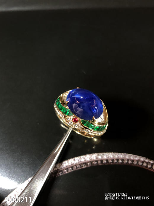 11.13ct斯里兰卡蓝宝石戒指【5060211】具体价格微信咨询 商品图5