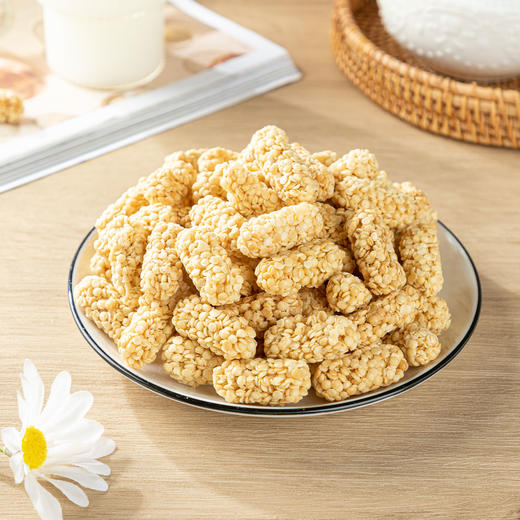 青稞燕麦酥248g非油炸膨化食品酥脆休闲零食小吃早餐粗粮玉米芝麻糕点 商品图1