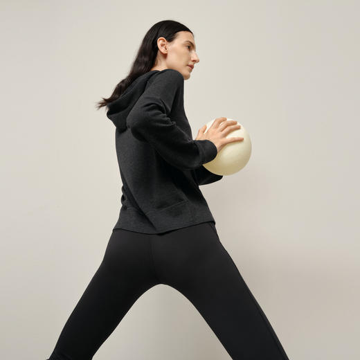 【ZJ】【商场同款】麦檬软糯舒适绵羊毛瑜伽外套5FA114251U 商品图3