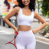跃牌【菲芬之想】系列夏季运动上衣跑步健身训练瑜伽文胸舒适透气带胸垫背心 商品缩略图3