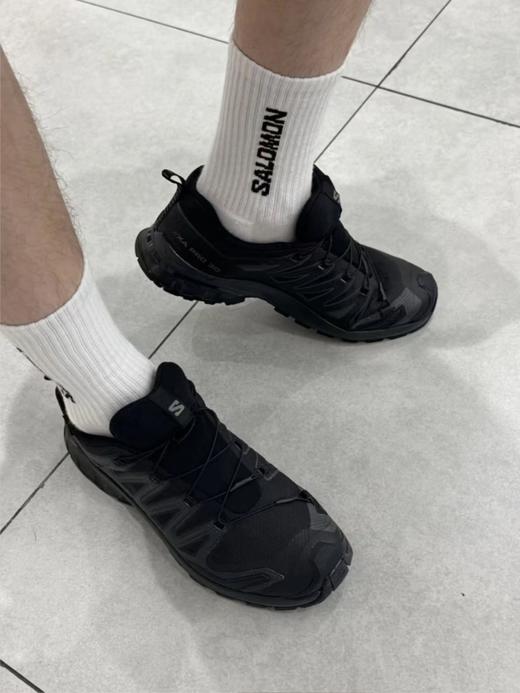 毒家！ 纯原！ 萨l蒙男女同款 运动休闲中性中筒袜  sa中筒袜黑白灰 商品图1