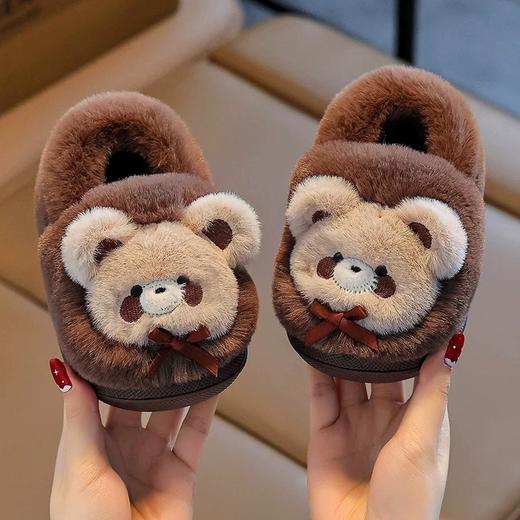 儿童包跟棉拖鞋软底防滑加厚保暖中小童宝宝棉鞋【WG25530】 商品图2