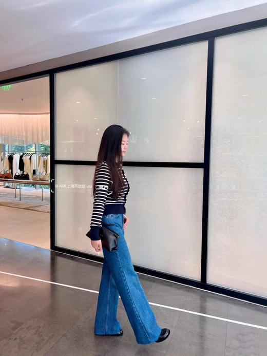 【秒杀价已调 直接拍】开放日最后2天的大爆款 AMI 女士 设计师款 羊毛混纺 条纹开衫毛衣 商品图12