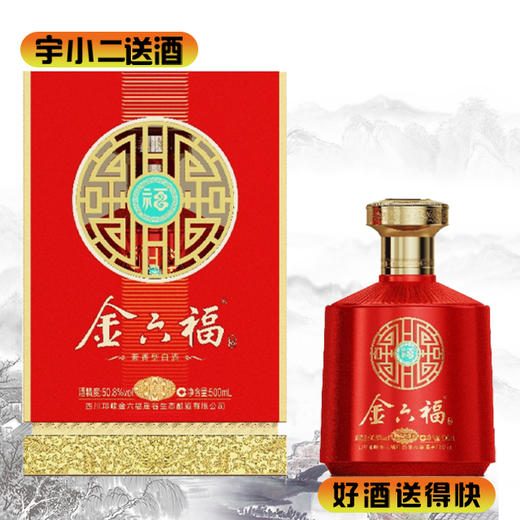 【兼香型】金六福财福盈门50.8度500ml 商品图0