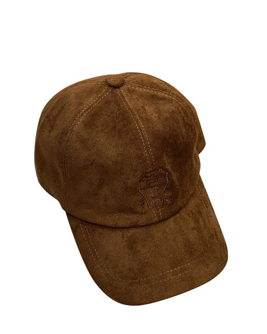 中性款刺绣皮绒棒球帽zo006 商品图0