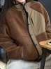 LP外贸订单抓绒男女同款摇粒绒拼接立领保暖夹克外套 商品缩略图9