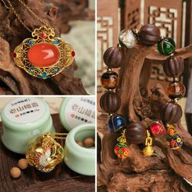 定制款，15天发货！【合香珠手串】【腕间&颈间生香 尺码齐全】天然合香珠手串，小/中/大三款可选，超大手腕亦能从容佩戴！同系列三款古法项链，香韵随身，养生雅物，点亮颈间风华。