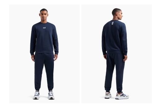 阿玛尼EA7男士加绒加厚运动休闲卫裤 商品图2