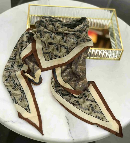 优品堂『花影摇曳3』三角双面长巾 商品图9