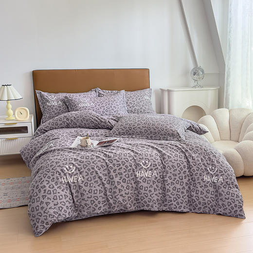 优选丨【全棉加厚磨毛四件套】西域楼兰100%全棉四件套 采用高支高密纯棉材质 柔软亲肤 吸湿透气 带来极致睡眠体验 商品图4