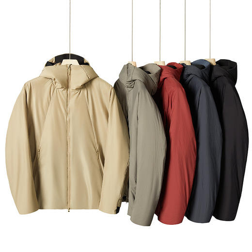 LUCKY DEER/幸运鹿秋冬季运动户外连帽棉服男女时尚外套 商品图5