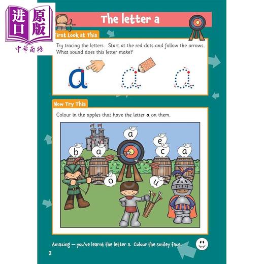 预售 【中商原版】英国原版CGP 幼儿园学前班英语活动手册10册 Ages 3-5 English Activity Book 英文阅读写作自然拼读字母启蒙学习 商品图3