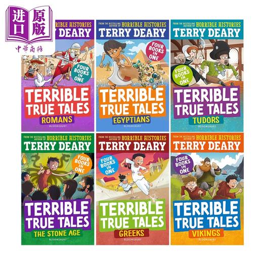 【中商原版】Terrible True Tales 糟糕又真实的故事6册 可怕的历史作者Terry Deary 儿童科普历史读物 英文原版进口图书 商品图5