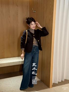 休闲——山羊绒短款外套