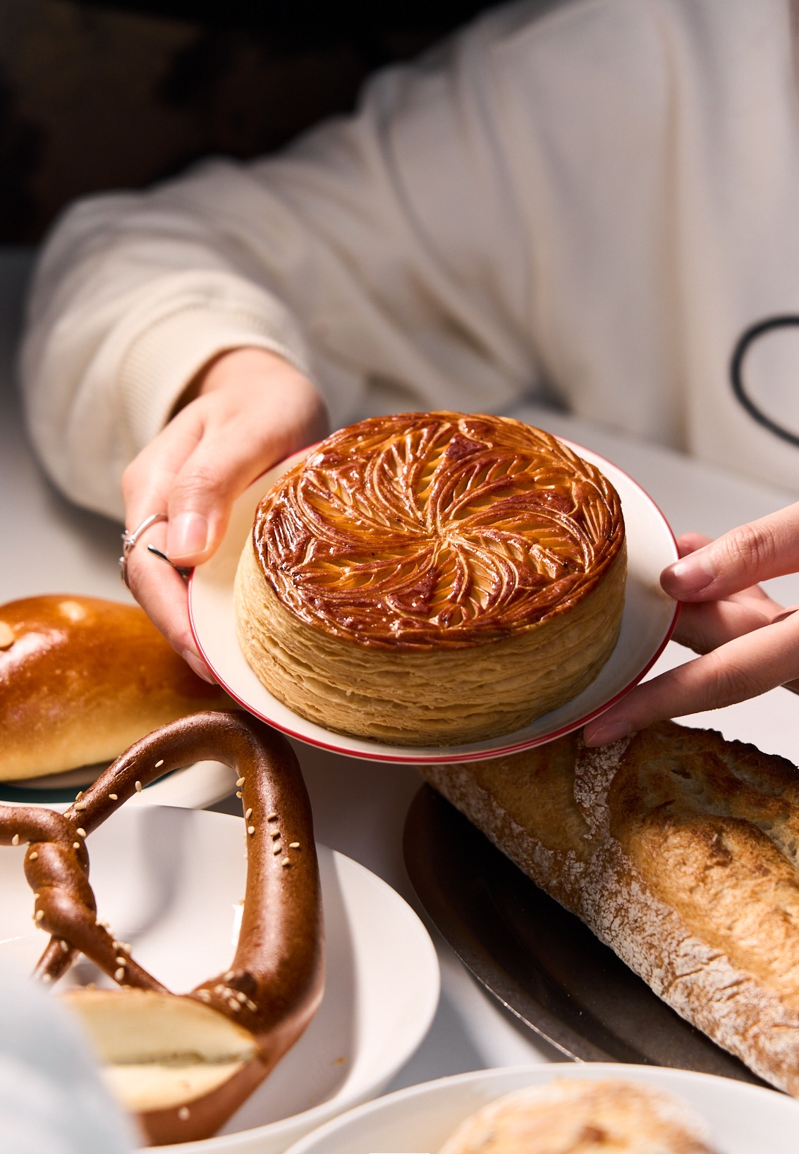 勒芬 法式迷你原味国王饼心形酒香国王饼 宫廷美味甄选原料 掌心间的法式浪漫