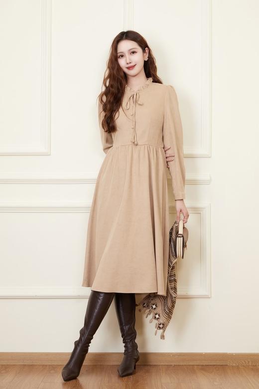 L.Fleuri 复古文艺流苏马甲+连衣裙休闲套装 21460 商品图4