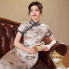 真丝旗袍长款2025夏季新款改良桑蚕丝复古时尚少女中国风连衣裙 商品缩略图2