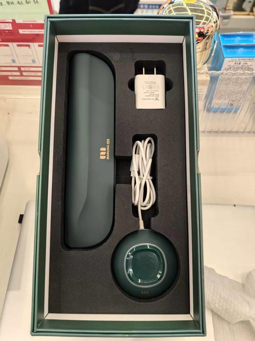 【特卖】Marudai 丸太 高端款电动牙刷HW 墨绿色（展示品，有开盒痕迹/轻微污渍/防尘盖缺失，介意勿拍） 商品图3