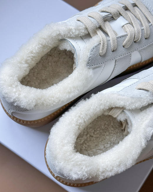 现货 THS-限时 M6家 女士 内里羊羔毛厚底德训鞋 2色 BZ1273 商品图7