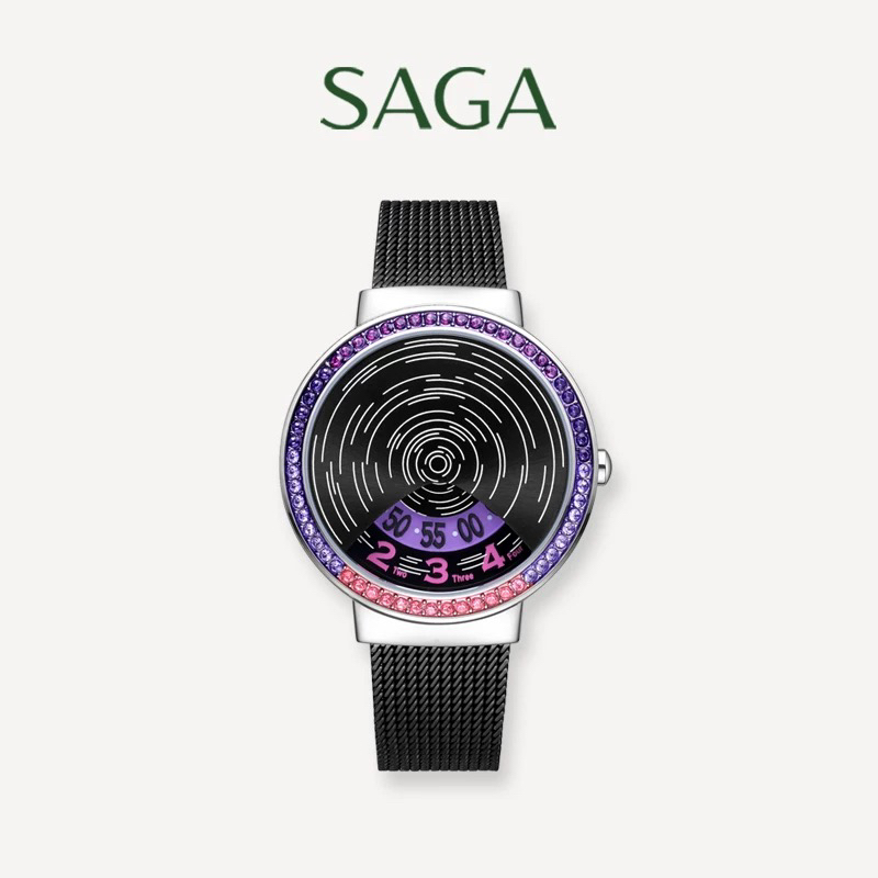 SAGA世家手表女款天问防水品牌正品石英腕表时尚个性高级感腕表