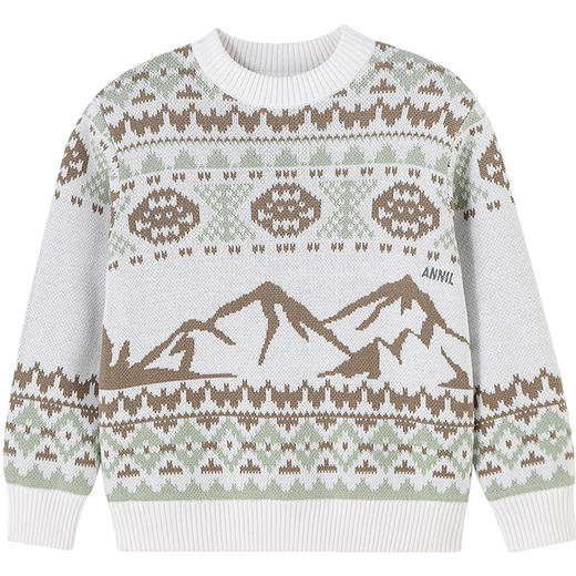 【实体店同款】男童圆领针织衫冬季新款安奈儿童装AB544041 商品图5