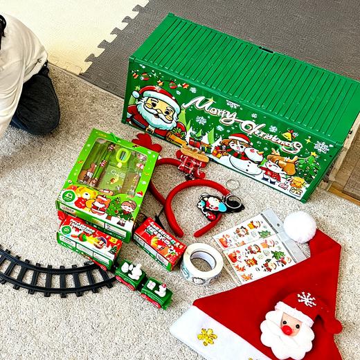 圣诞早班车🎅🏻【圣诞盲盒大货柜】圣诞氛围小礼物🎁偷偷给娃拉了整条柜！满当当一整柜孩子喜欢的玩具！豪华圣诞老人货柜箱！多种圣诞玩具随机搭配！手提礼盒自行准备 商品图3