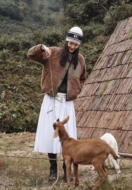 LP外贸订单抓绒男女同款摇粒绒拼接立领保暖夹克外套 商品图5