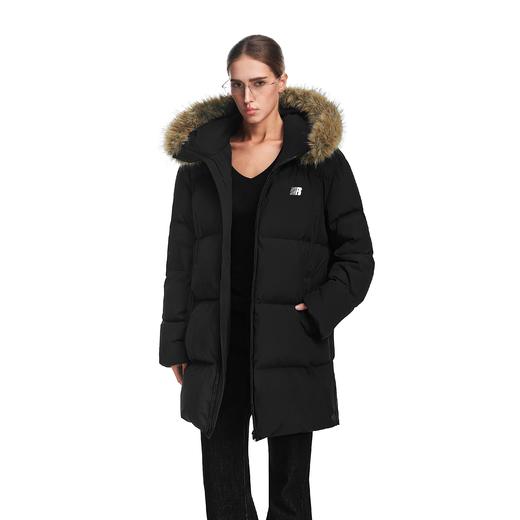 FDR官方店 保暖情侣厚外套男款可拆卸毛领中长款羽绒服女款冬季 商品图1