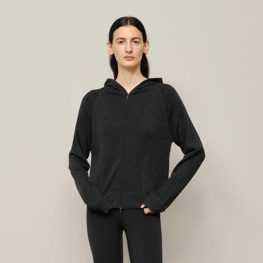 【ZJ】【商场同款】麦檬软糯舒适绵羊毛瑜伽外套5FA114251U 商品图0