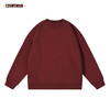 COURTMAN野球帝 经典Logo圆领卫衣秋冬加绒加厚男女休闲运动上衣 商品缩略图2