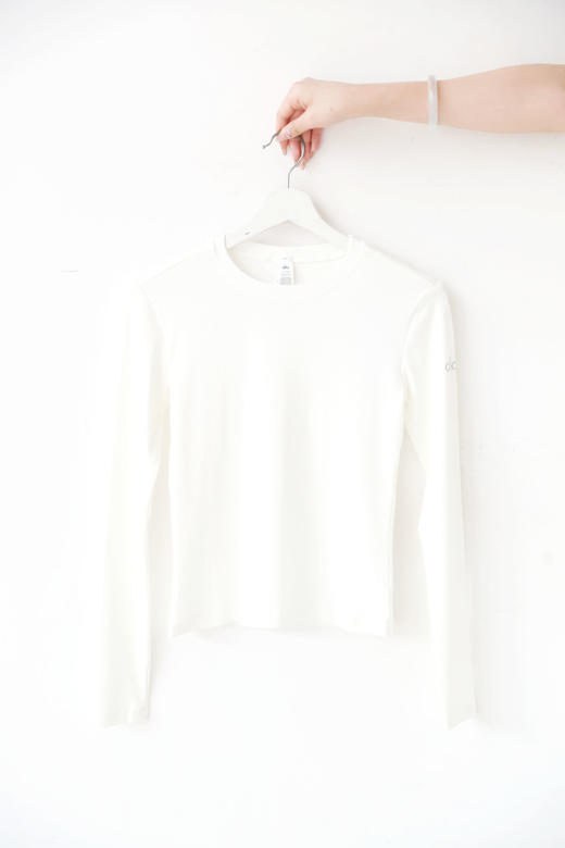 基本款打底衫，显瘦且好看。可以焊在身上瑜伽训练长袖女C111258 商品图9