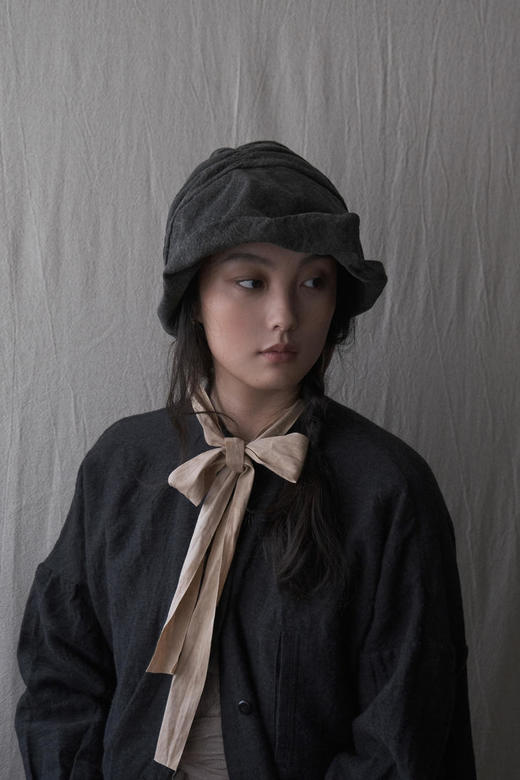 Kreuzzz 25AW 炭染棉麻milo IV古典罩帽 商品图7