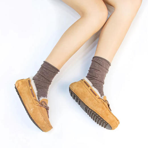 起程-皮绳带毛豆豆鞋【WUL2919】 商品图3