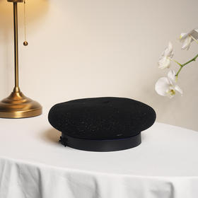 北京仓｜LAULHERE-BASQUE-黑金色-贝雷帽［法国设计师］